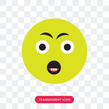 Saydam arka plan üzerinde çirkin logosu d izole çirkin vektör simgesi