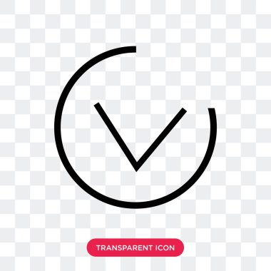 Saydam arka plan üzerinde izole ekose desenli vektör simge işaretli 