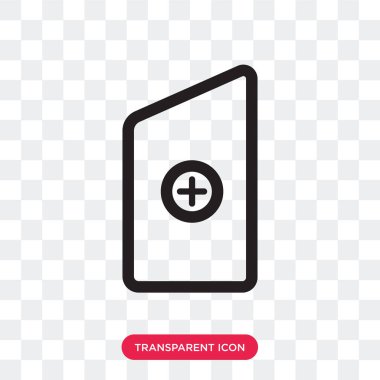 Saydam arka plan üzerinde yeni fil izole yeni dosya vektör simgesi