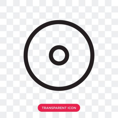 Saydam arka plan üzerinde görünür izole görünür vektör simgesi 