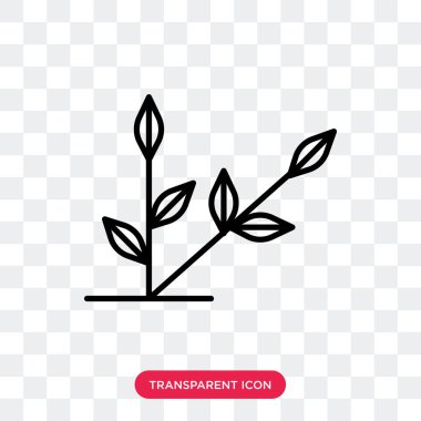 Saydam arka plan üzerinde tahıl logo tasarımı izole tahıl vektör simgesi