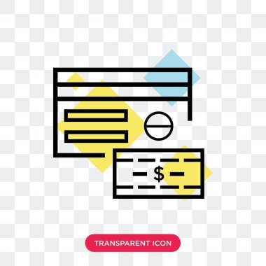 Saydam arka plan üzerinde Atm logo des izole atm vektör simgesi