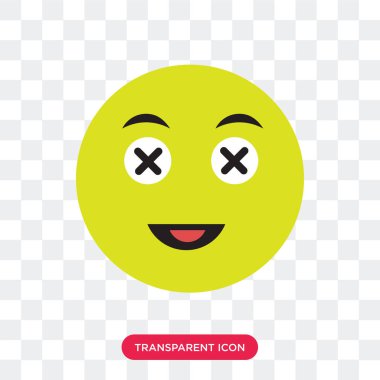 Ölü şeffaf arka plan üzerinde ölü logosu d izole vektör simgesi