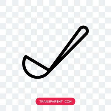 Saydam arka plan üzerinde pota logo izole kepçe vektör simgesi