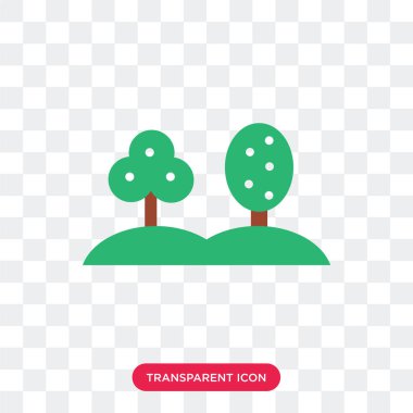 Saydam arka plan üzerinde Hills logo izole tepeler vektör simgesi