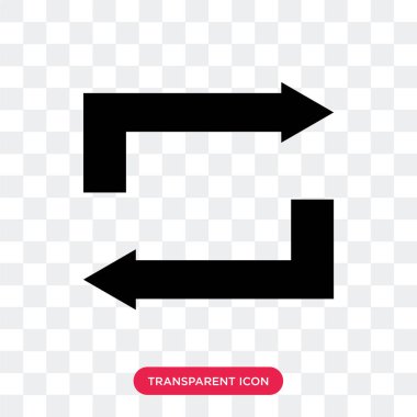 Download ve upload üzerinde şeffaf backgrou izole vektör simgesi