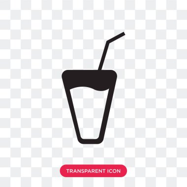 Saydam arka plan üzerinde Ora izole portakal suyu vektör simgesi