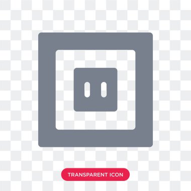 Saydam arka plan üzerinde büyük S izole büyük yuva vektör simgesi