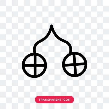 Saydam arka plan üzerinde havlu logo izole havlu vektör simgesi