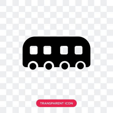 Saydam arka plan üzerinde tramvay logosu d izole tramvay vektör simgesi