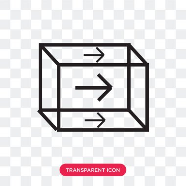 saydam arka plan üzerinde qu izole soru işareti vektör simgesi