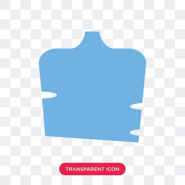 Saydam arka plan üzerinde erkekler Ch izole Erkekler göğüs vektör simgesi