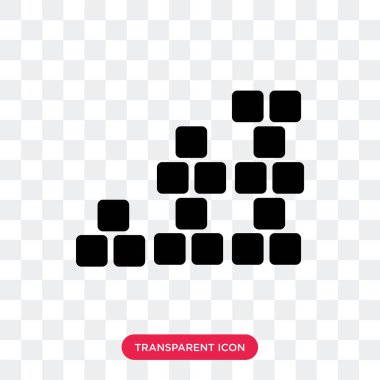 Saydam arka plan üzerinde P izole periyodik tablo vektör simgesi