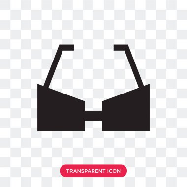 Çocukça gözlük vektör simgesi üzerinde şeffaf backgrou izole