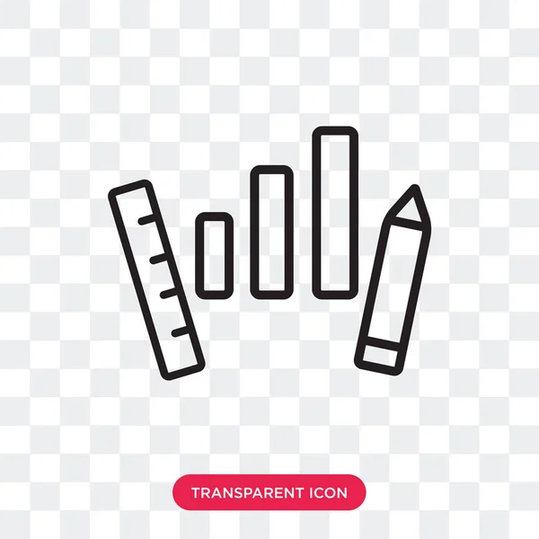 Efficiency vector icon isolated on transparent background, Effic — Stock Vector