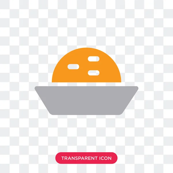 Kuchenvektorsymbol isoliert auf transparentem Hintergrund, Kuchenlogo des — Stockvektor