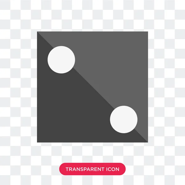 Vektorové ikony izolované na průhledné pozadí, Die logo des zemře — Stockový vektor