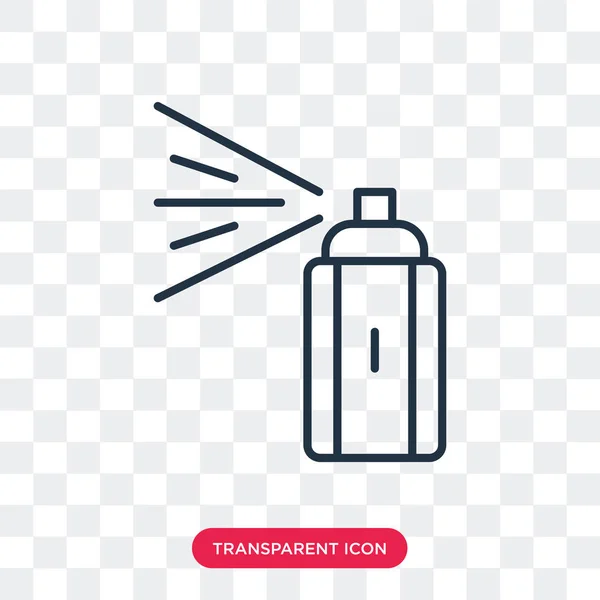 Vektorové ikony sprej izolované na průhledné pozadí, Spray logo design — Stockový vektor