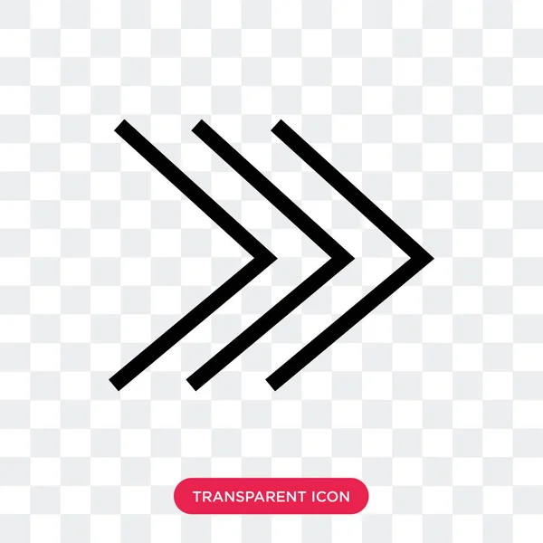 Jouez icône vectorielle isolé sur fond transparent, Jouez logo d — Image vectorielle