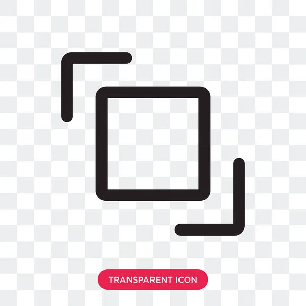 Icona vettoriale del livello isolata su sfondo trasparente, logo Layer — Vettoriale Stock