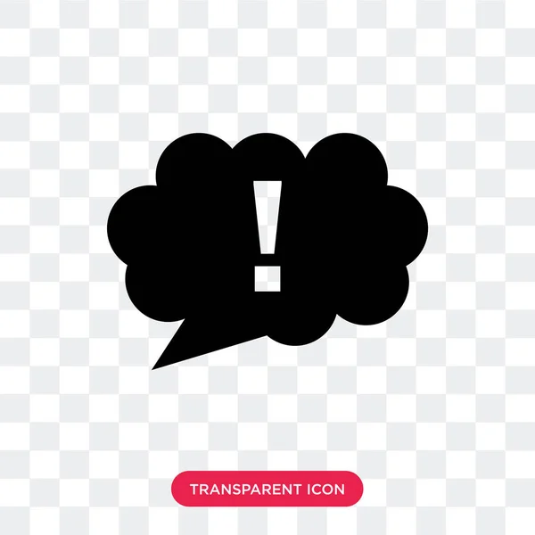 Message vector icon isolated on transparent background, Message — Stock Vector