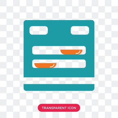 Saydam arka plan üzerinde Dishw izole bulaşık makinesi vektör simgesi