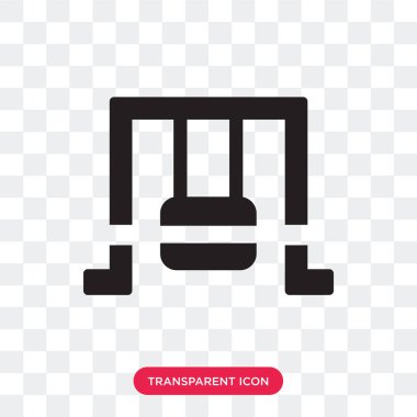 Saydam arka plan üzerinde spor salonu logo des izole jimnastik salonu vektör simgesi