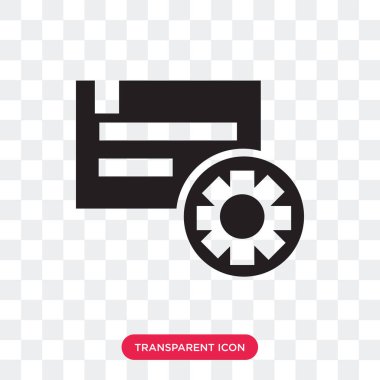 Saydam arka plan üzerinde paket izole paket vektör simgesi 