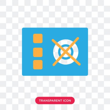 Saydam arka plan üzerinde güç logo izole güç vektör simgesi