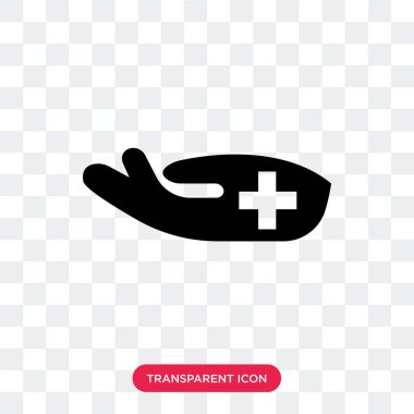 saydam arka plan üzerinde tıbbi izole tıp vektör simgesi 