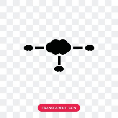 Saydam arka plan üzerinde Cloudes izole Cloudes vektör simgesi 