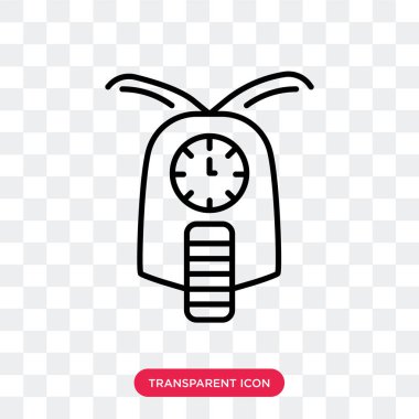 Saydam arka plan üzerinde teslimat logo tasarımı izole teslimat vektör simgesi