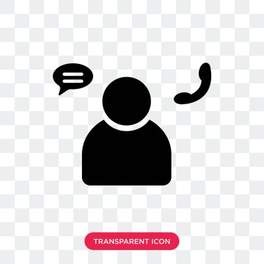 Saydam arka plan üzerinde destek izole destek vektör simgesi 