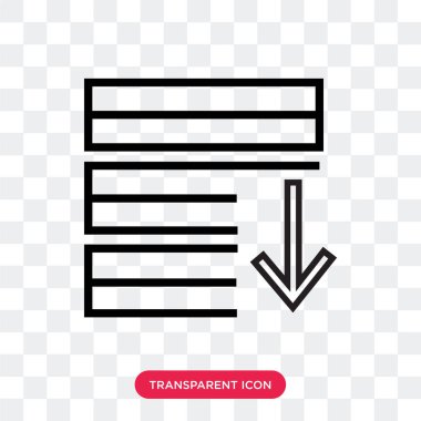 Saydam arka plan üzerinde para logo izole para vektör simgesi