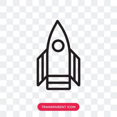 Saydam arka plan üzerinde alanlarda izole uzay vektör simgesi