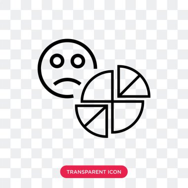 Saydam arka plan üzerinde grafik izole grafik vektör simgesi 