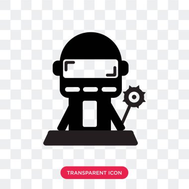 Saydam arka plan üzerinde kürek lo izole kürek vektör simgesi