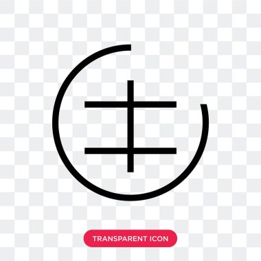 Saydam arka plan üzerinde komut izole komut vektör simgesi 