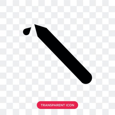 Saydam arka plan üzerinde damlalık izole damlalık vektör simgesi 