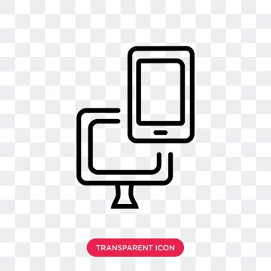 Saydam arka plan üzerinde Respo izole duyarlı vektör simgesi