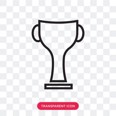 saydam arka plan üzerinde izole kazanan ödül vektör simge, kazanmak