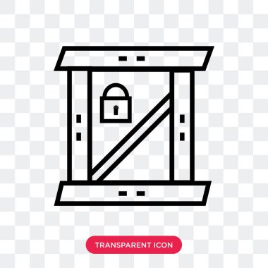 Saydam arka plan üzerinde küp logosu d izole vektör simge küp