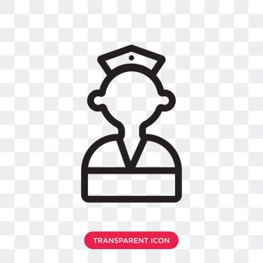 Saydam arka plan üzerinde polis lo izole polis vektör simgesi