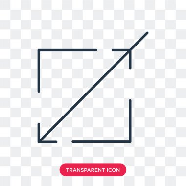 Saydam arka plan üzerinde kırpma logo tasarımı izole kırpma vektör simgesi