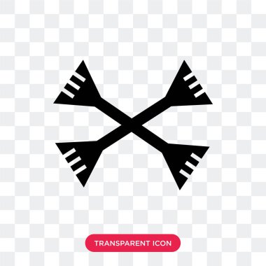 Kürekler şeffaf arka plan üzerinde kürekler izole simge vektör 