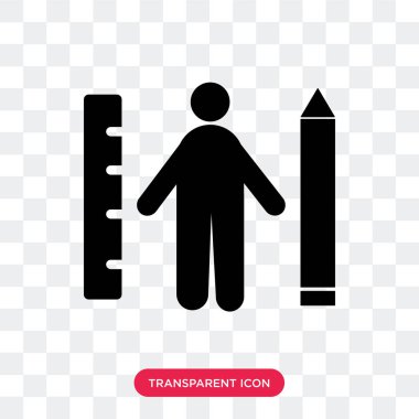 Saydam arka plan üzerinde öğrenci izole öğrenci vektör simgesi 