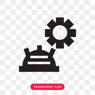 Saydam arka plan üzerinde kask lo izole kask vektör simgesi