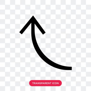 Saydam arka plan üzerinde sonraki logo d izole sonraki vektör simgesi