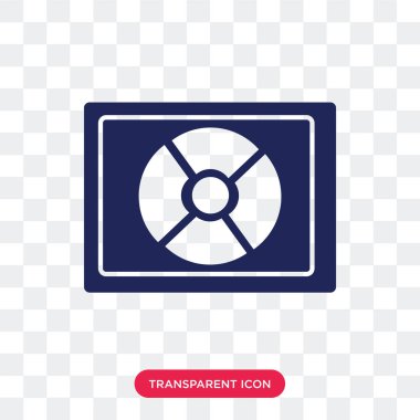 Saydam arka plan üzerinde izole radyasyon varil vektör simgesi,