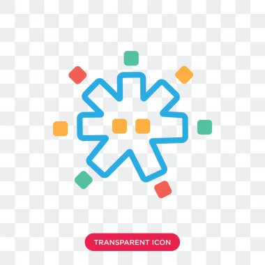 Ayarları şeffaf arka plan üzerinde izole simge vektör ayar